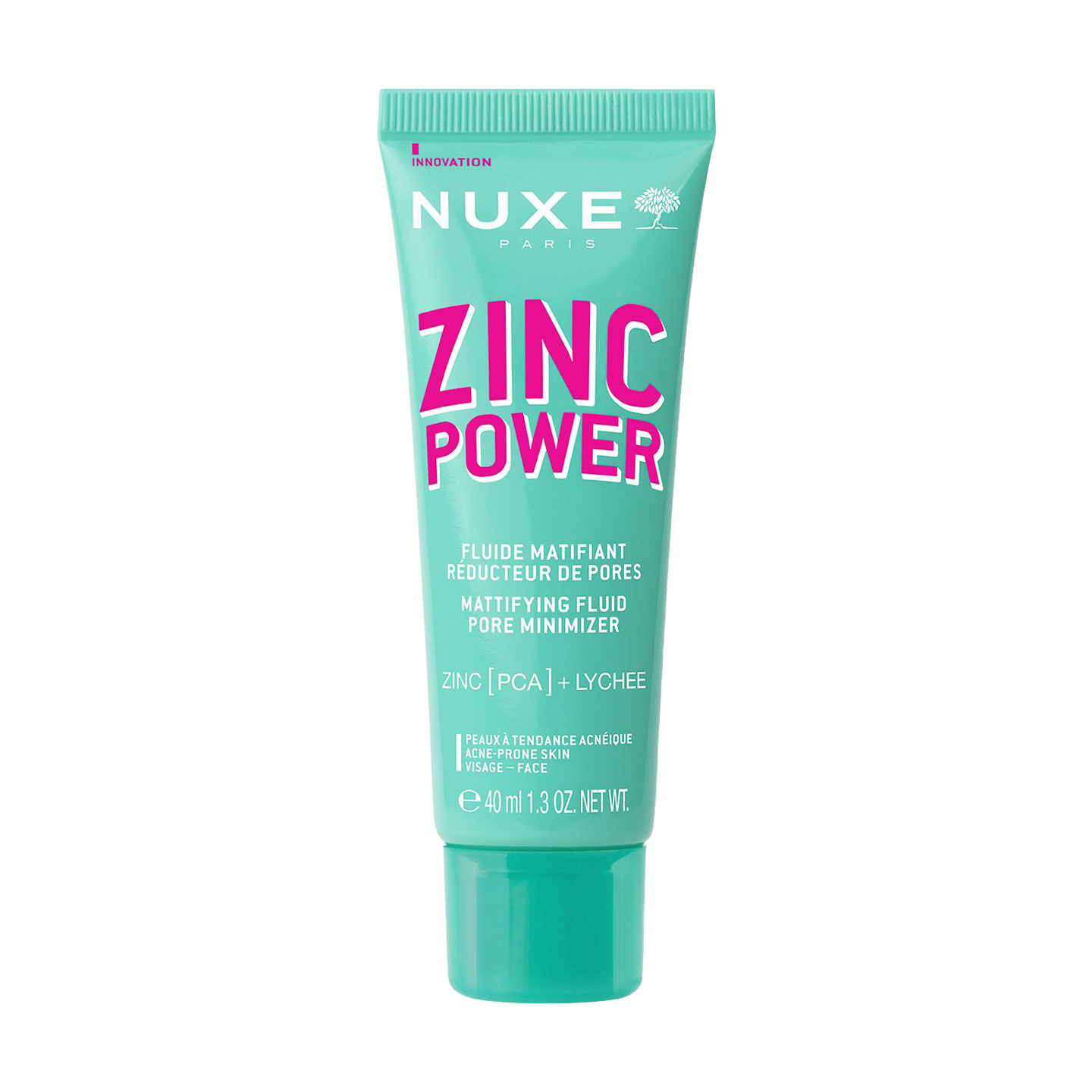 Матувальний флюїд для обличчя Nuxe Zinc Power Mattifying Fluid Pore Minimizer, 40 мл